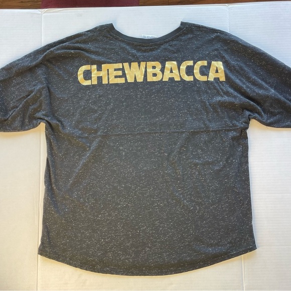 Chewbacca Jersey Men size XXL Black Long Sleeve Shirt with Yellow Logo - Picture 4 of 7